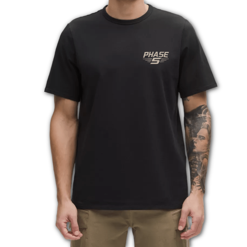 Phase 5 Legendary tee left chest